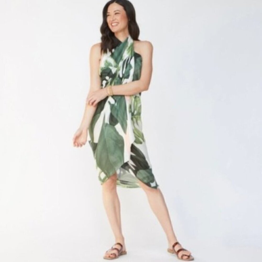 VIRGINIA WOLF TROPICAL MULTI WEAR WRAP - Picture 3 of 14